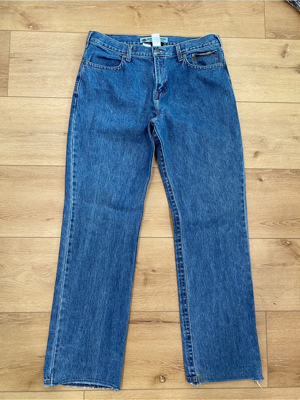 Harley-Davidson Jeans Men’s 35x36 Straight Leg Genuine Motorclothes Cotton Biker